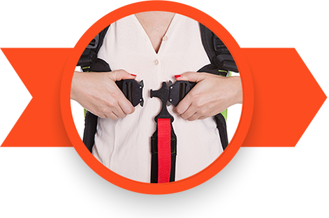 Buckle the harness